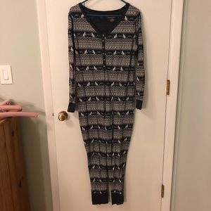 Xhilaration Union Suit Dark Gray